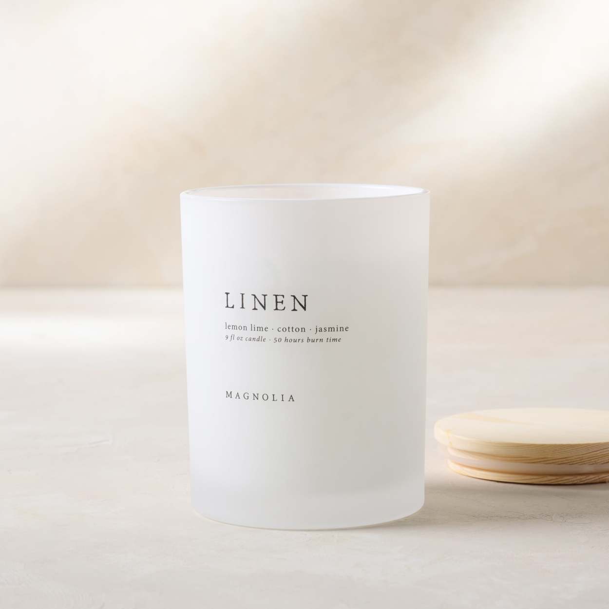 Magnolia Linen Candle